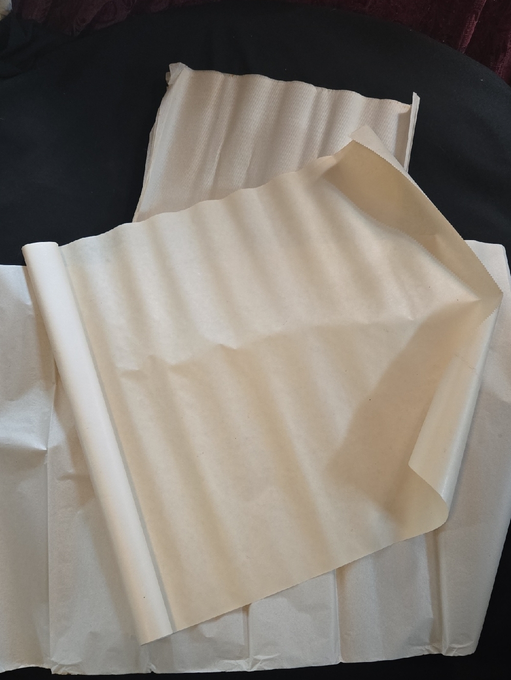 Source Unknown Cream Wrapping Paper Sheets